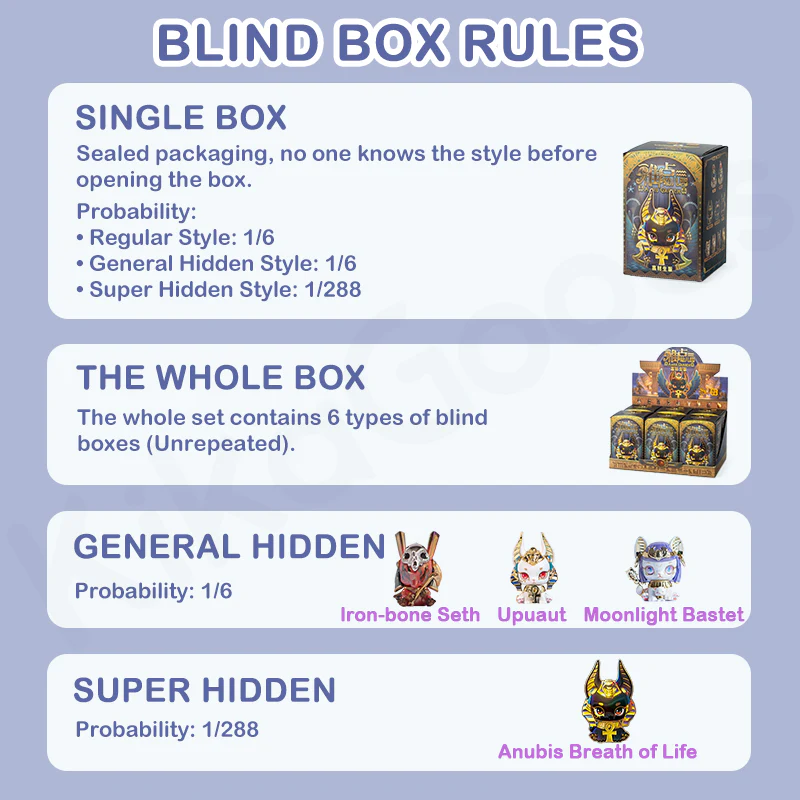 Aaru Garden Ancient Egypt Mythology Top Student Series Blind Box - Image 3