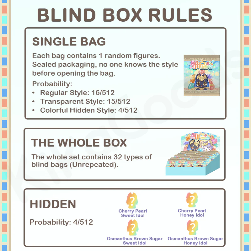 Aaru Sweet Idol Mini Bean Blind Bag - Image 5