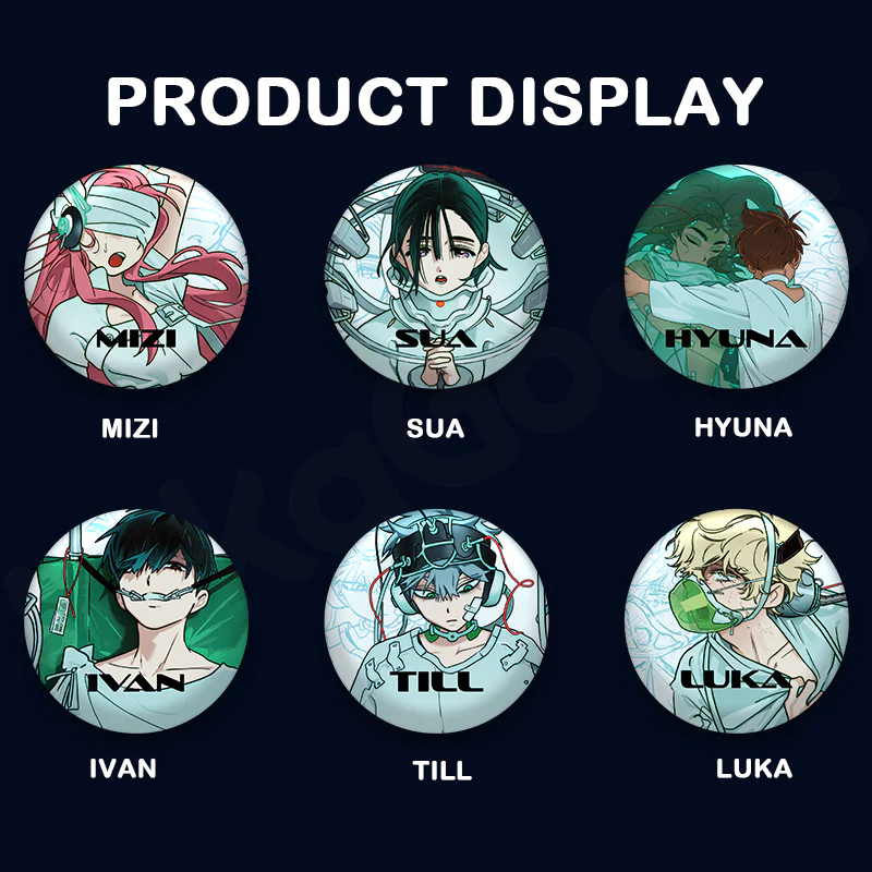 Alien Stage Anakt Garden Collection Round Badge Blind Box - Image 3