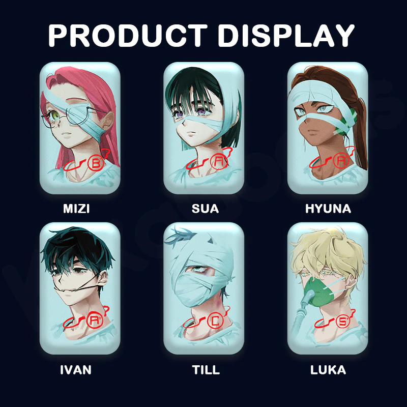 Alien Stage Anakt Garden Collection Square Badge Blind Box - Image 3