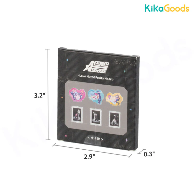 Alien Stage DLC Love Hate & Fruity Heart Series Acrylic Fridge Magnets Blind Box - Image 12