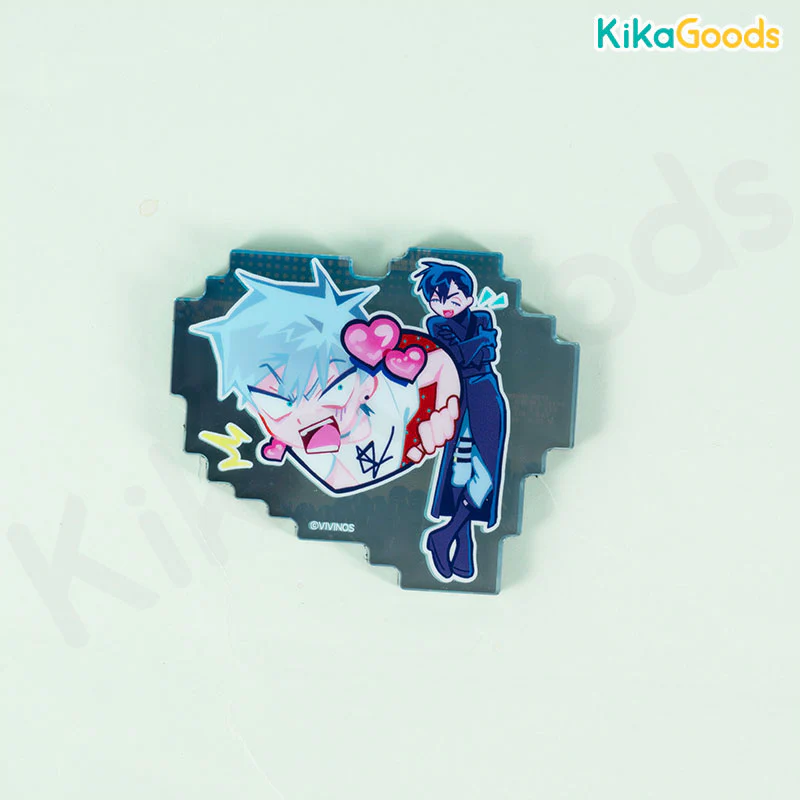 Alien Stage DLC Love Hate & Fruity Heart Series Acrylic Fridge Magnets Blind Box - Image 7