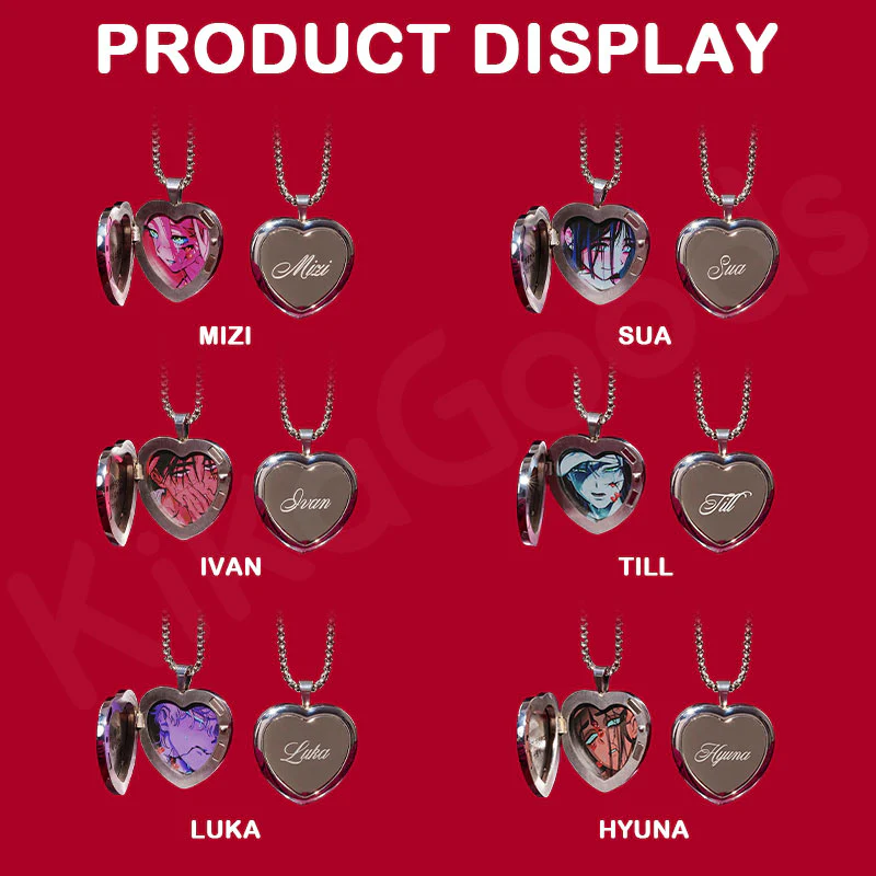 Alien Stage Karmic Angel Series Heart-Shaped Photo Frame Pendant - Image 3