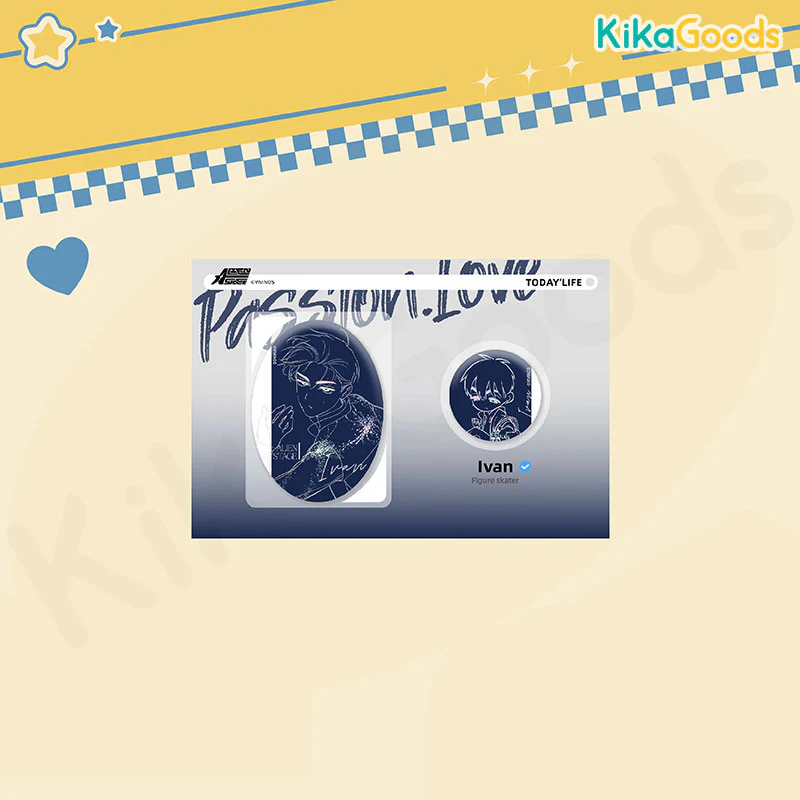 Alien Stage Passion Series Line Art Irregular Badge Set - Image 4