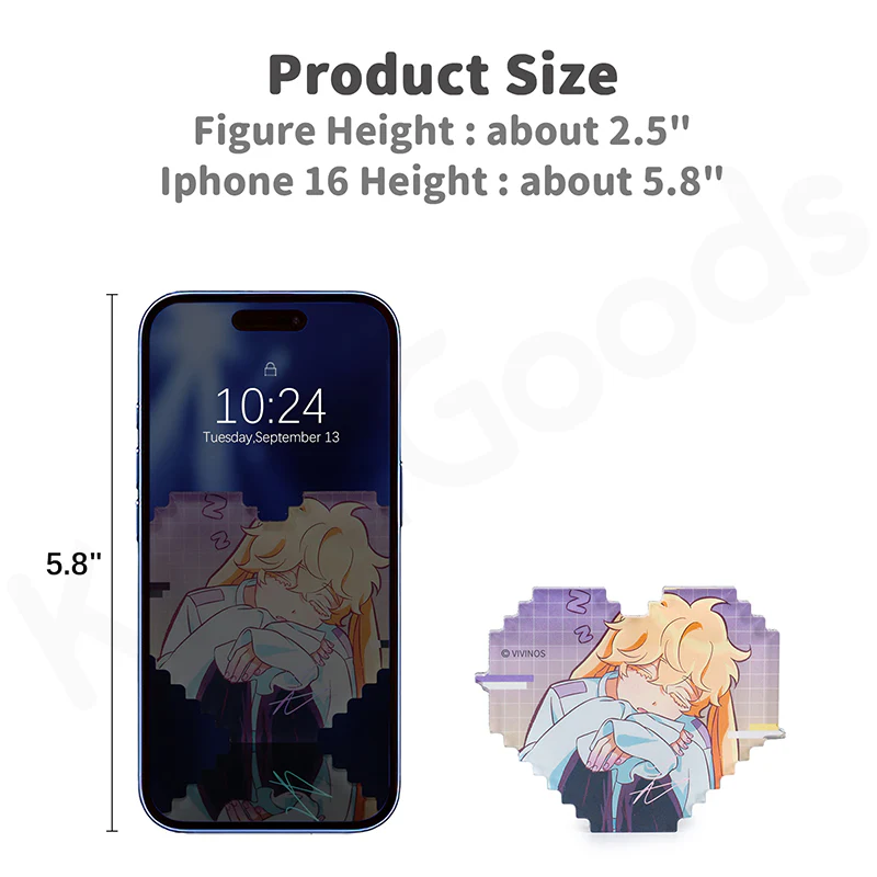 Alien Stage Rabbit Series Pixel Heart Acrylic Refrigerator Sticker Blind Box - Image 10