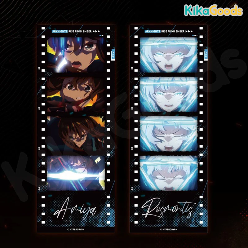 Arknights Rise from Ember Series Transparent Bookmark Set