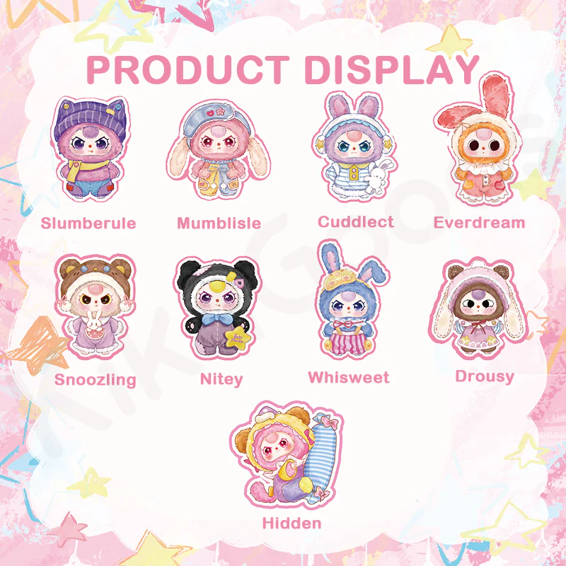 Baby Three Sweet Dream 100% Series Plush Blind Box - Image 2