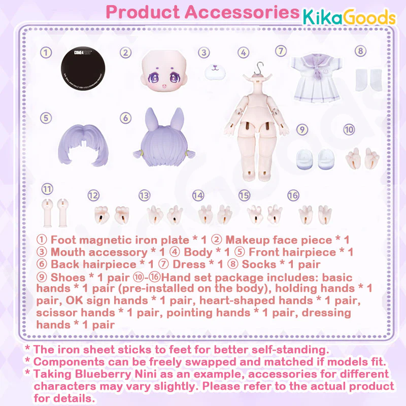 Bonnie Sweets Kindergarten Series 1/12 Action Figure BJD Blind Box - Image 18