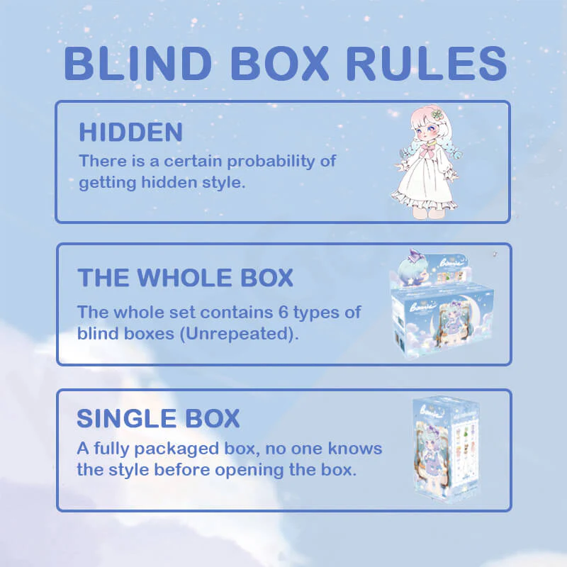Bonnie The Starry Night Chapter Pajamas Series Action Figure BJD Blind Box - Image 3