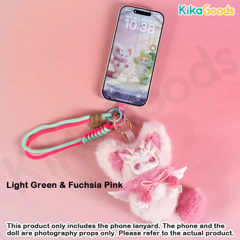British Style Color-Blocked Woven Phone Strap - Image 3