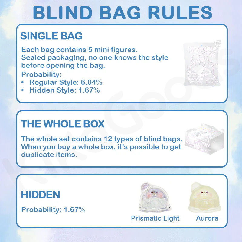 Bubble Eggs Iridescent Party Series Vol.2 Blind Bag - Image 3