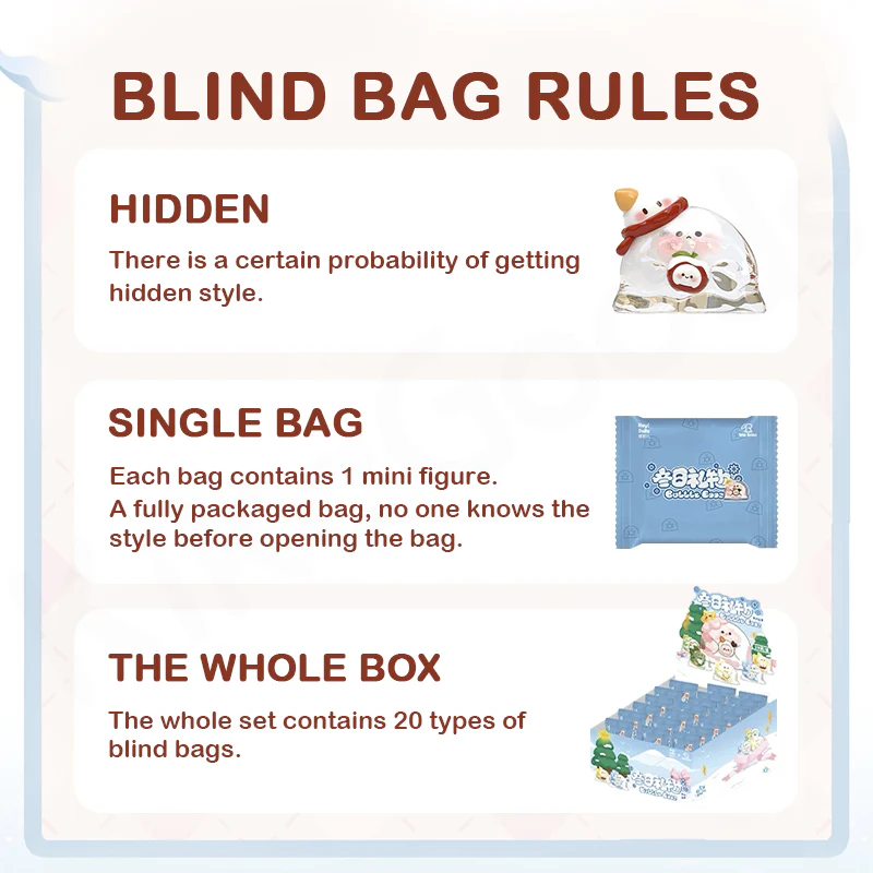 Bubble Eggs Winter Gift Series Blind Bag - Image 3