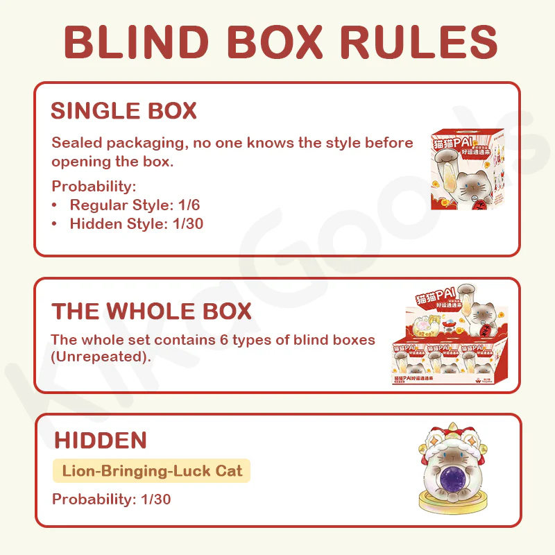 Cat PAI Lucky Energy Series Blind Box - Image 3