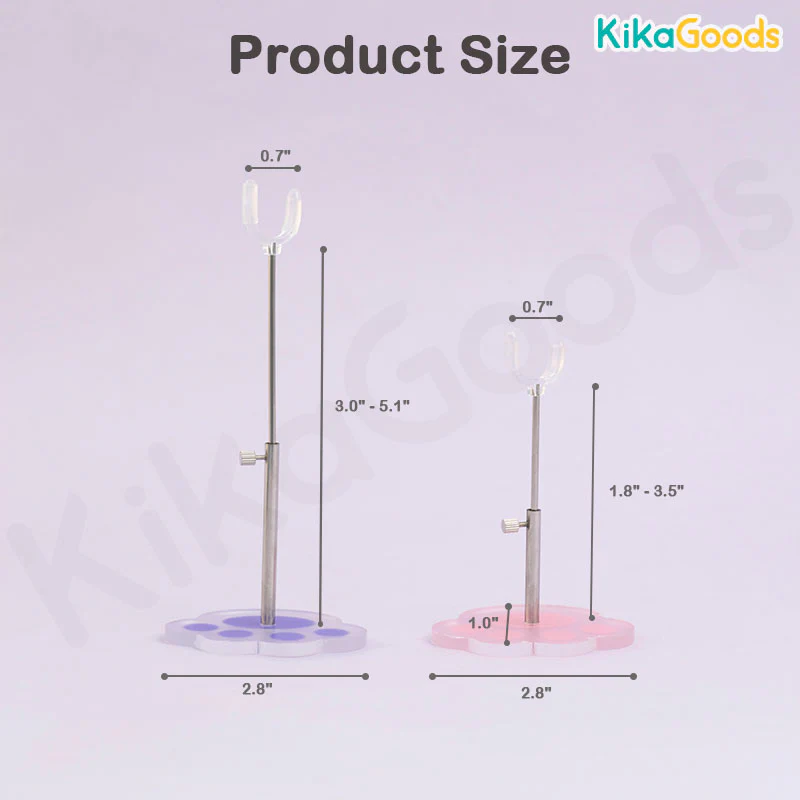 Cat Paw Base Action Figure Doll Stand - Image 4