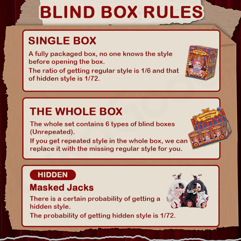 Cino's Dreamland Circus Series Plush Blind Box - Image 3