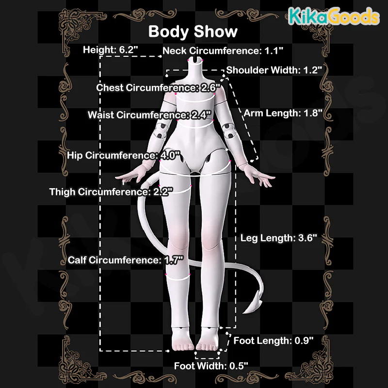 Cooze Devil Horns Series 1/8 Action Figure BJD Blind Box - Image 8