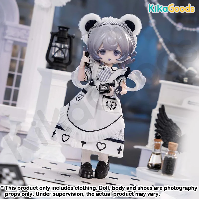 Daily Series Bear Cross Knot 1/12 BJD Clothing Set