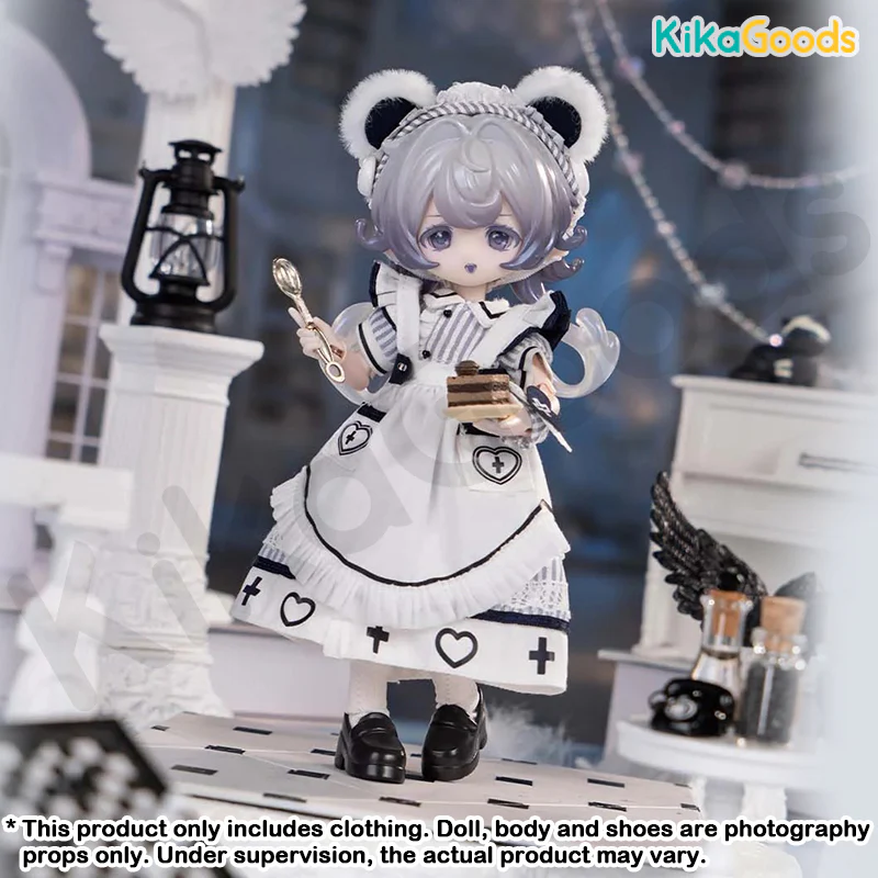 Daily Series Bear Cross Knot 1/12 BJD Clothing Set - Image 6