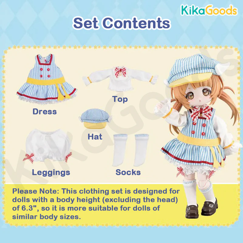 Daily Series Nice Weather 1/6 BJD Clothing Set - Image 2