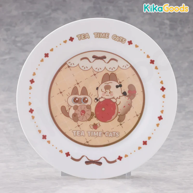 DLC Series Tea Time Cats × Nobeko Azukisan Siamese Cat Figure Limited Set - Image 11