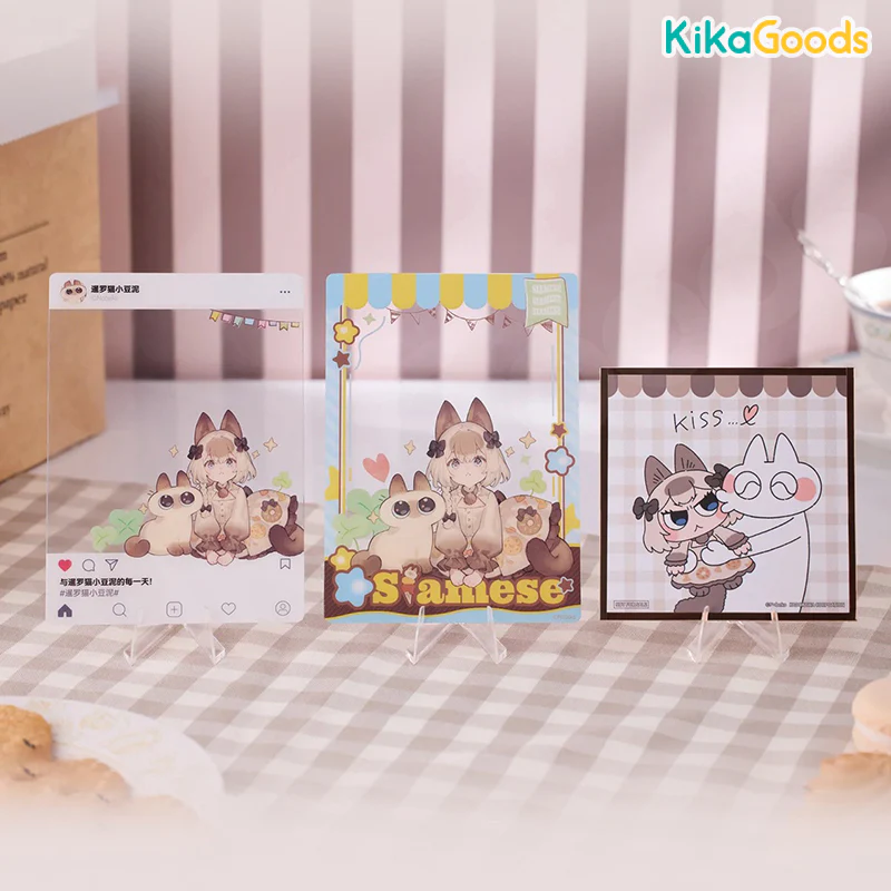 DLC Series Tea Time Cats × Nobeko Azukisan Siamese Cat Figure Limited Set - Image 12