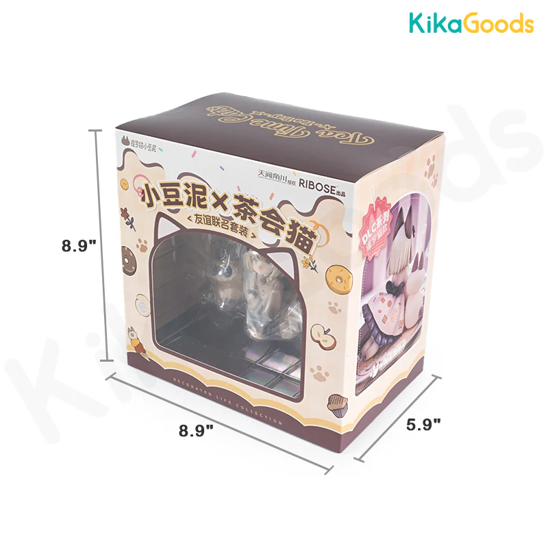 DLC Series Tea Time Cats × Nobeko Azukisan Siamese Cat Figure Limited Set - Image 14