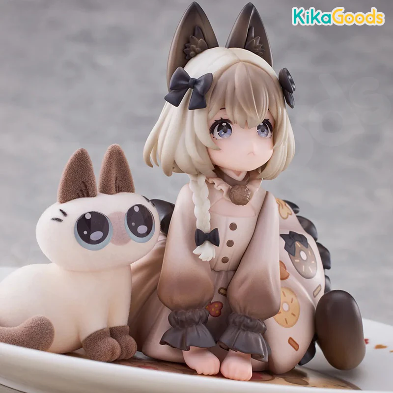DLC Series Tea Time Cats × Nobeko Azukisan Siamese Cat Figure Limited Set - Image 8