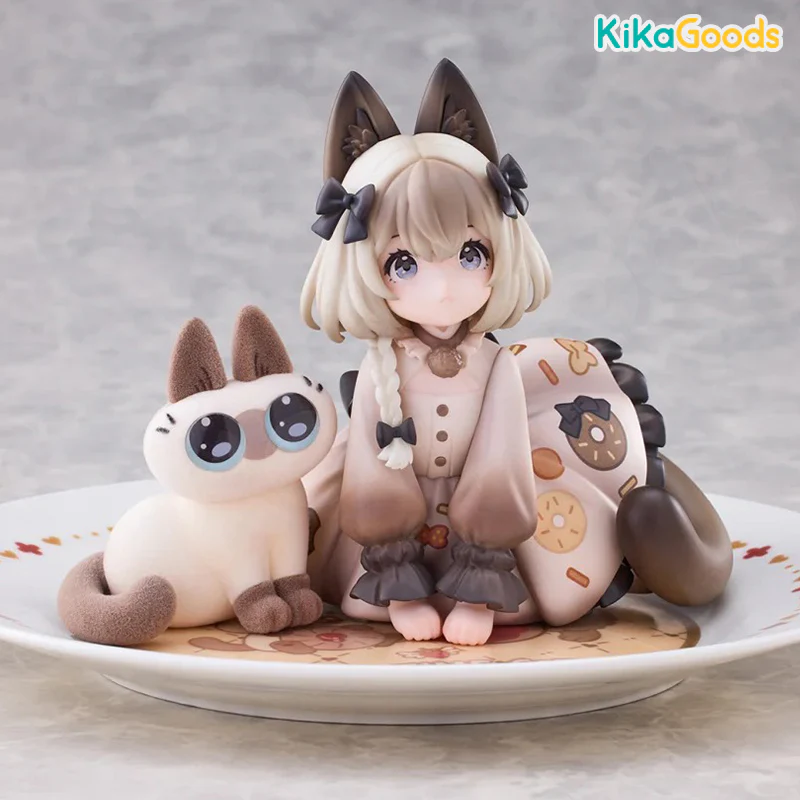 DLC Series Tea Time Cats × Nobeko Azukisan Siamese Cat Figure Limited Set - Image 9