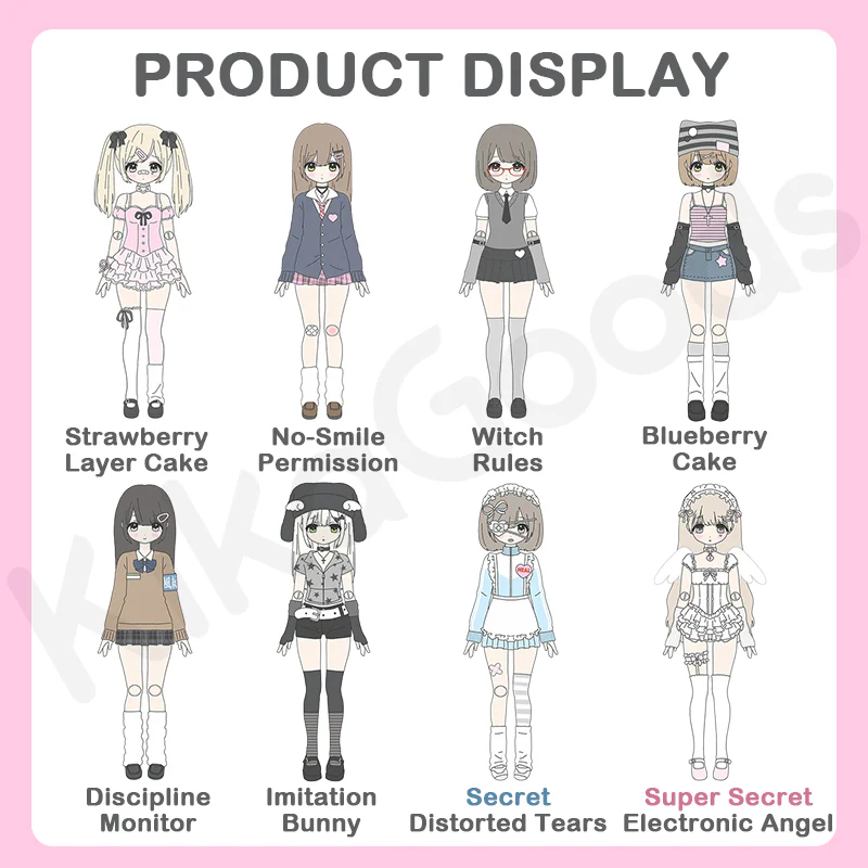 Don't Touch My Bangs Series Special 1/6 Action Figure BJD Blind Box【Closed-Eye Edition - Shipped in Jun./Jul. 2026】 - Image 2