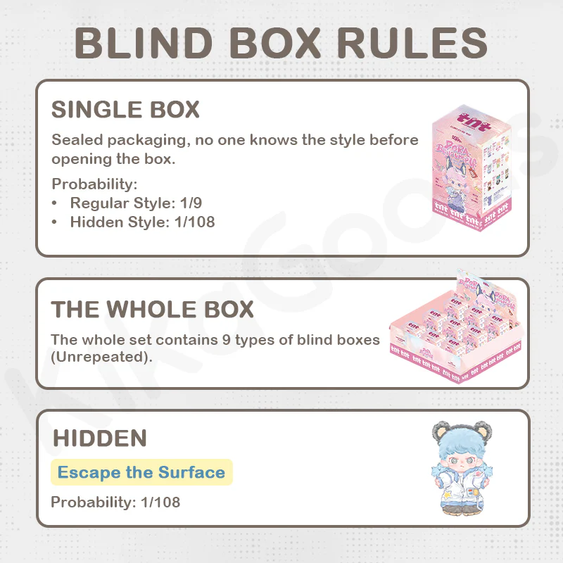 DORA Be Yourself Series Plush Pendant Blind Box - Image 3