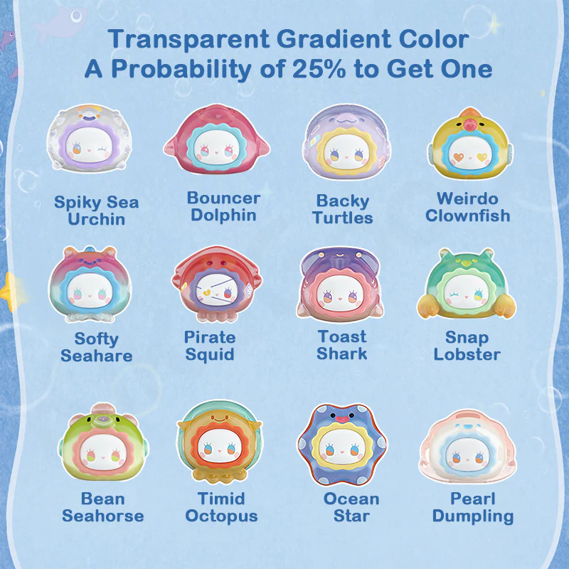 Emma Ocean Bubble Beans Series Mini Blind Box - Image 4