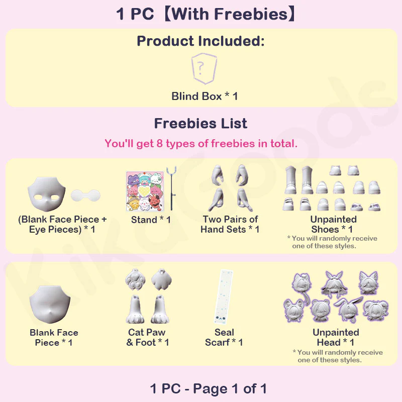 Ethereal Paradise Series 1/8 Action Figure BJD Blind Box【Shipped in Sept./Oct. 2026】 - Image 28