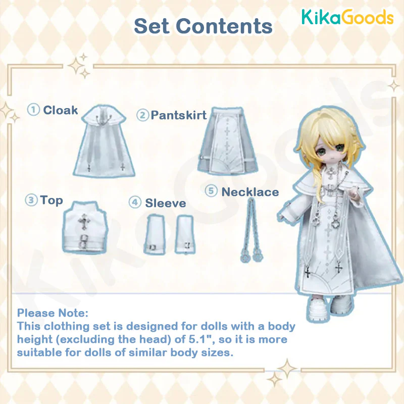 Fairy Tale Series Forbidden Hymn 1/12 BJD Clothing Set【Shipped in May./Jun. 2026】 - Image 2