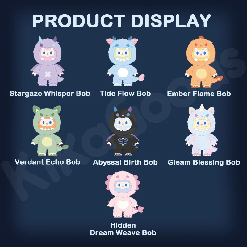 Farmer Bob Ani-Dragon Mirage Series Plush Blind Box - Image 2