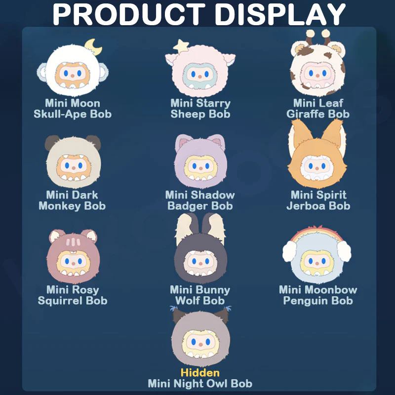 Farmer Bob Mini-Night Monster Series Plush Blind Box - Image 2