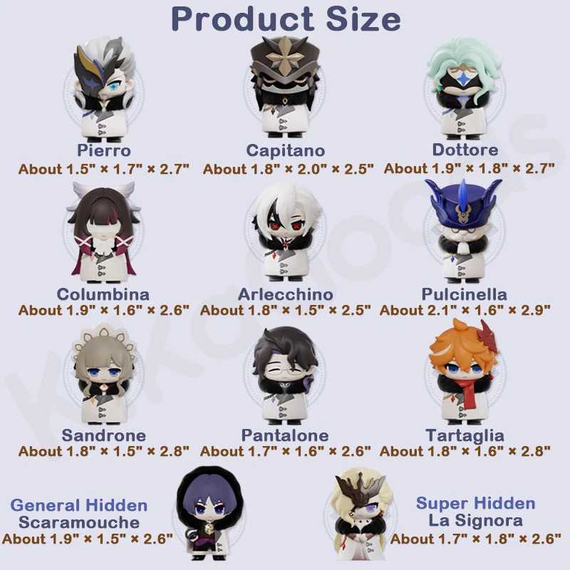 Fatui Harbingers Series Chibi Figure Blind Box - Image 5
