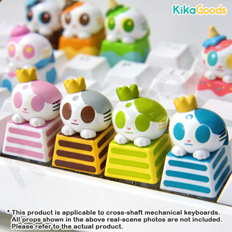 Fingertip Doshii Cat Mini Keycap Mini Blind Box