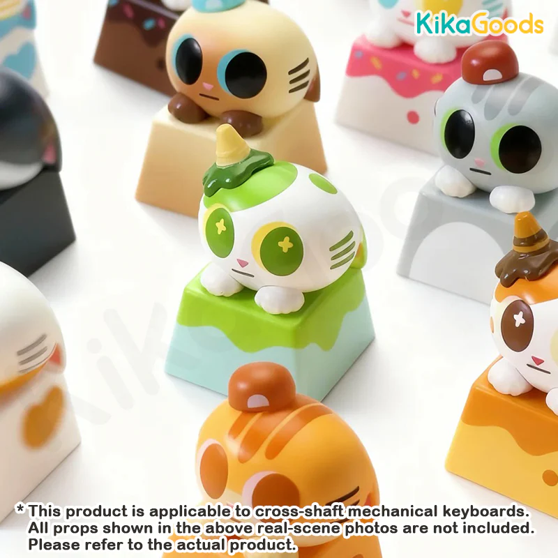 Fingertip Doshii Cat Mini Keycap Mini Blind Box - Image 10