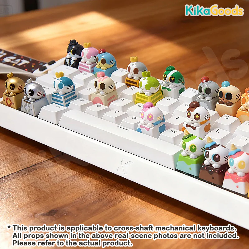 Fingertip Doshii Cat Mini Keycap Mini Blind Box - Image 5