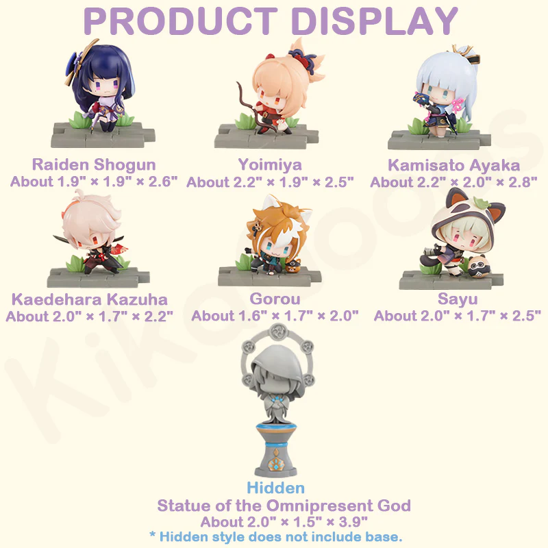 Genshin Impact Battlefield Valor Inazuma Character Blind Box - Image 3