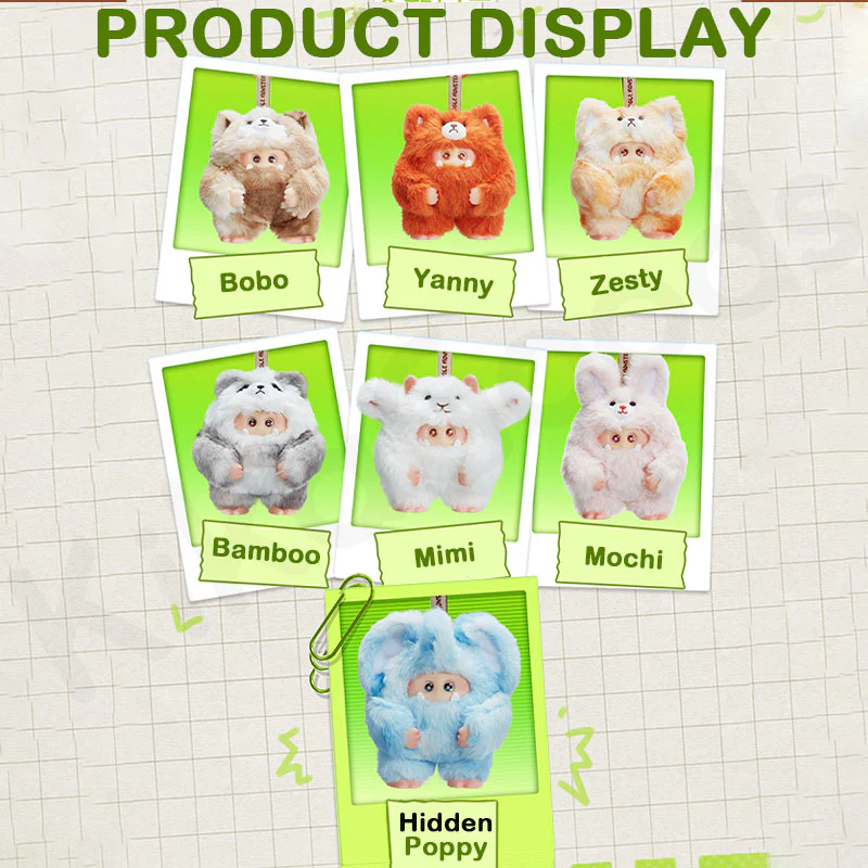 GIGGLE Monster Furry Forest Series Vinyl Plush Blind Box - Image 2