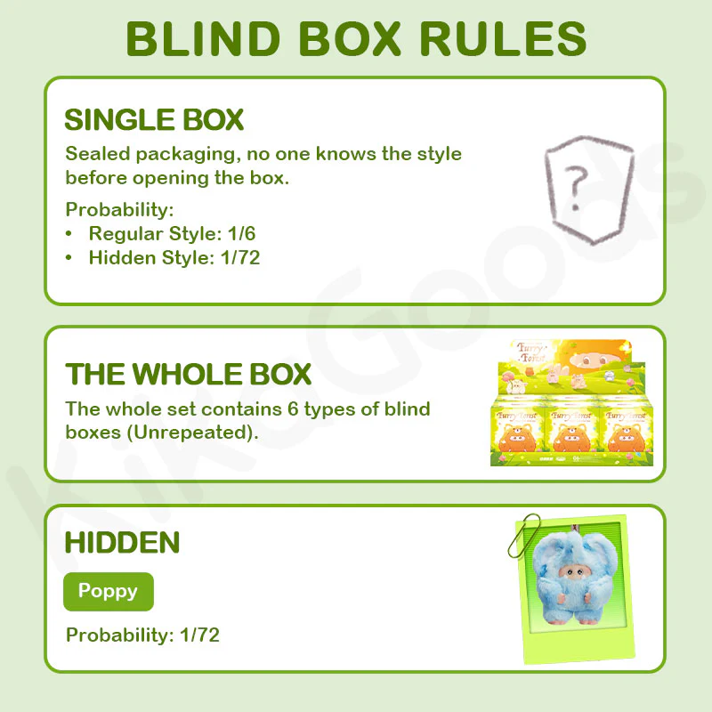 GIGGLE Monster Furry Forest Series Vinyl Plush Blind Box - Image 3