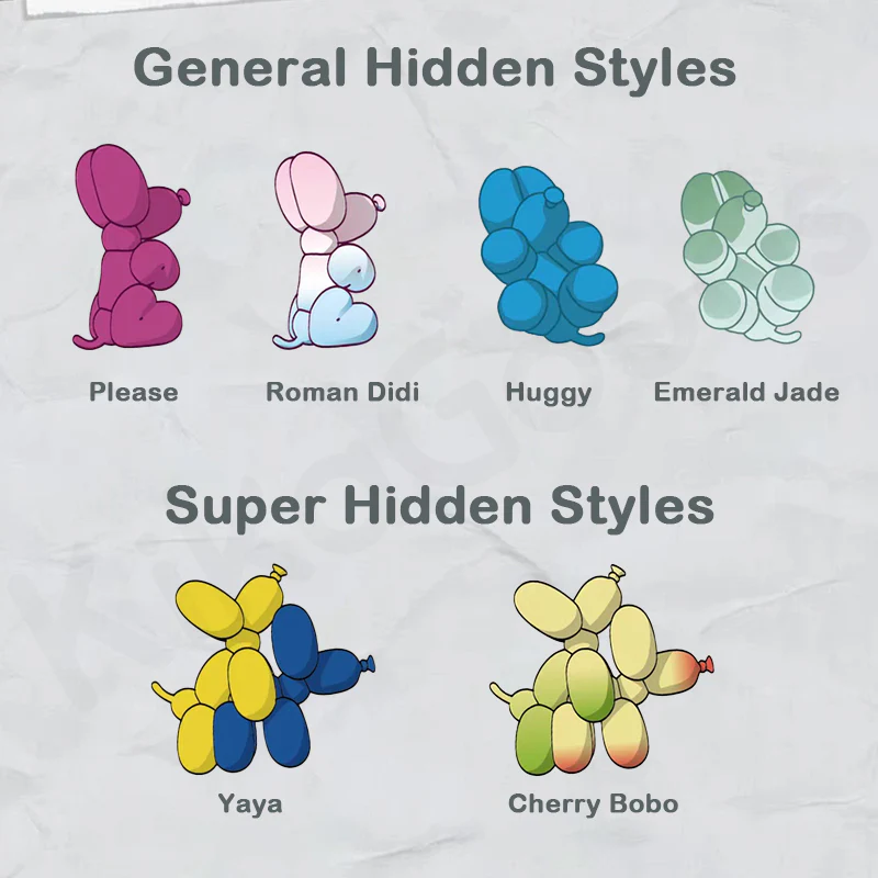 Happy Balloon Dog Series Mini Blind Box - Image 4