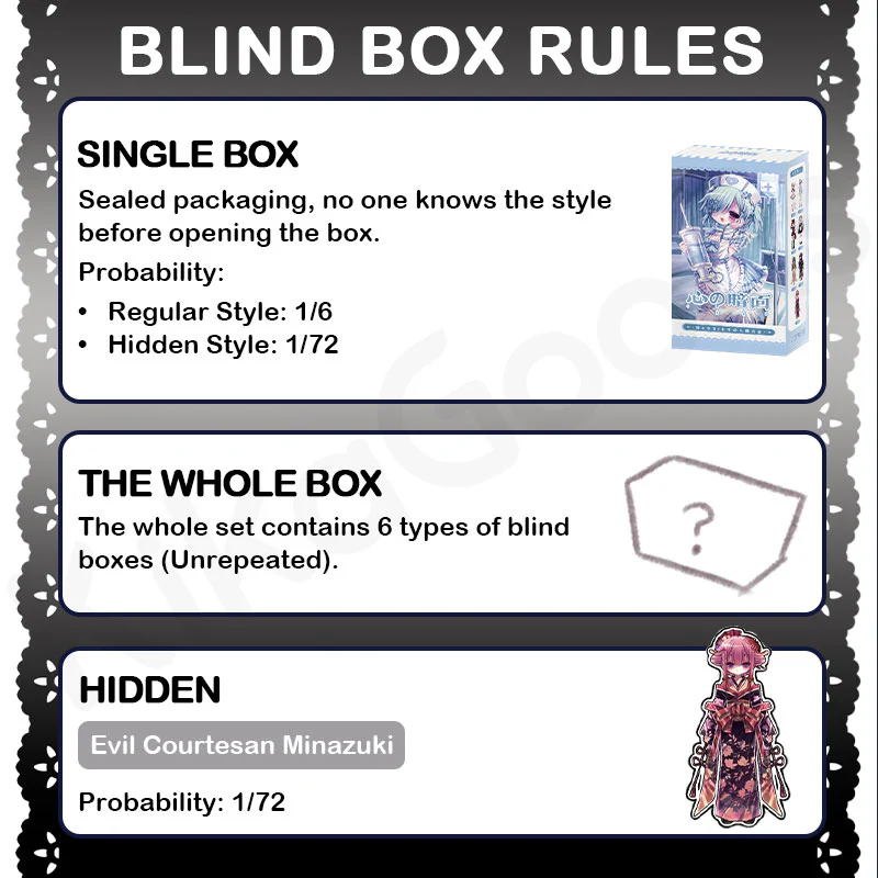 Heart Studio Villainesses' Tribunal: Execution Series 1/6 Action Figure BJD Blind Box【Shipped in May. ~ Jul. 2026】 - Image 3