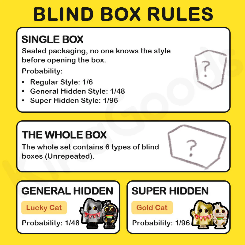 Jinart x PAWS NOVA Ghost Cat Series Mini Blind Box - Image 3