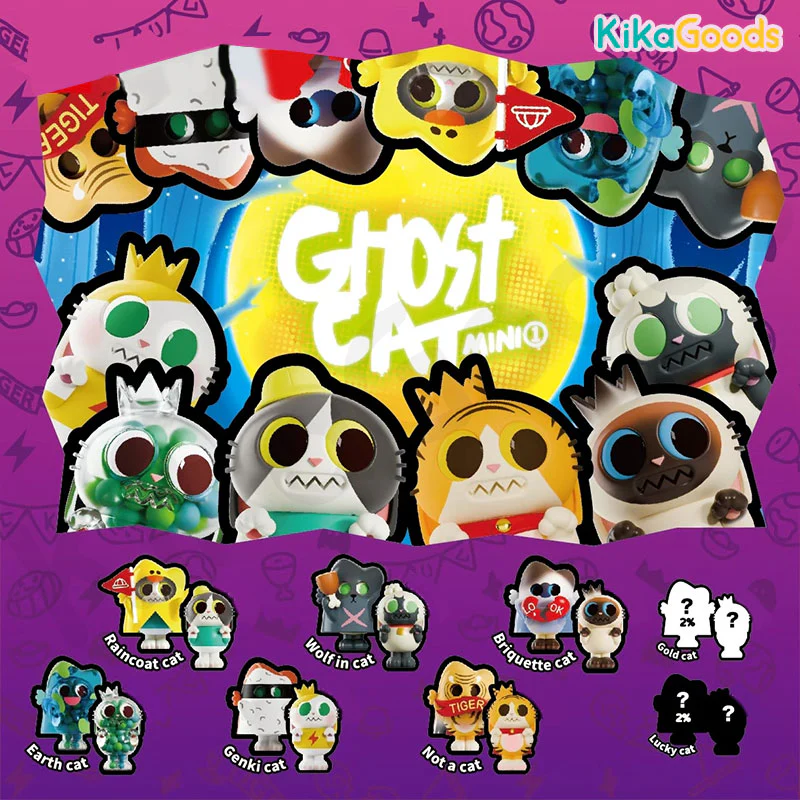 Jinart x PAWS NOVA Ghost Cat Series Mini Blind Box - Image 4
