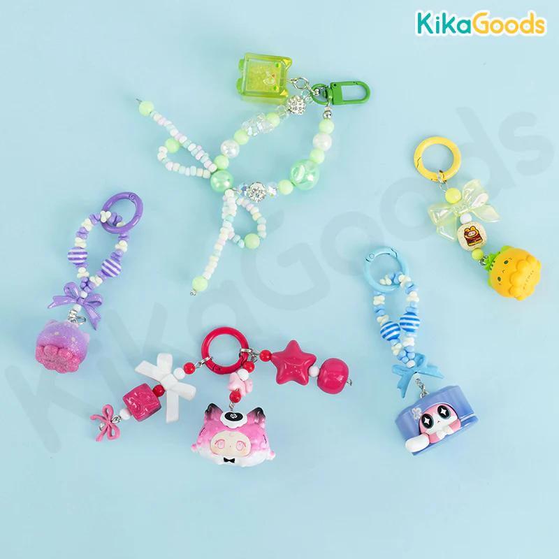 KikaGoods Handmade Cute Mini Bean Pendant Keychain - Image 11