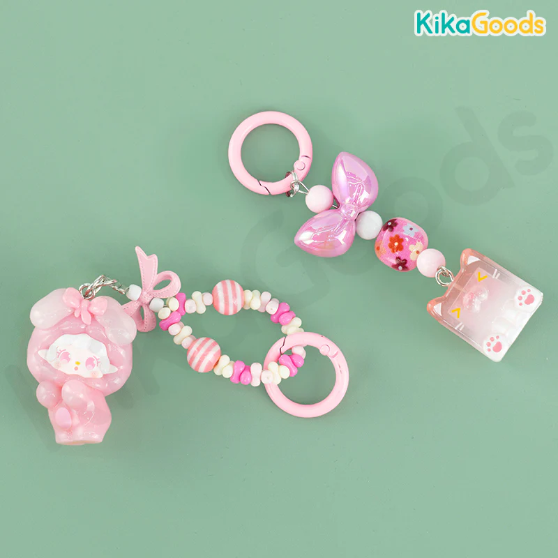 KikaGoods Handmade Cute Mini Bean Pendant Keychain - Image 16
