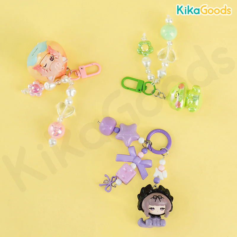 KikaGoods Handmade Cute Mini Bean Pendant Keychain - Image 19