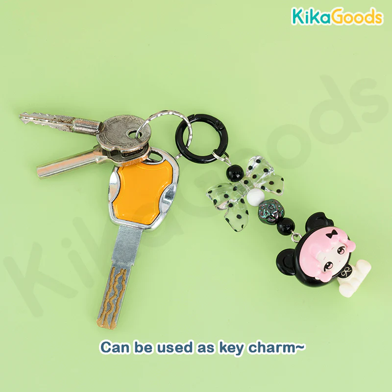 KikaGoods Handmade Cute Mini Bean Pendant Keychain - Image 5